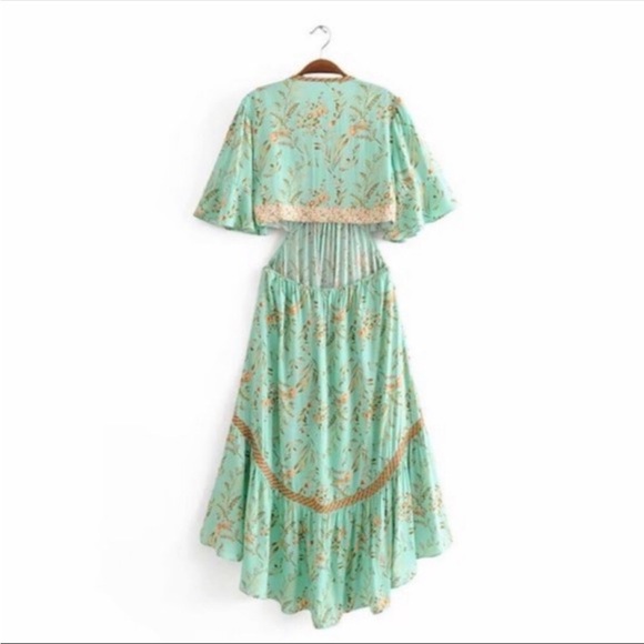 #96New Boho Summer Floral Maisie Bambi Beach Dress - Picture 8 of 8